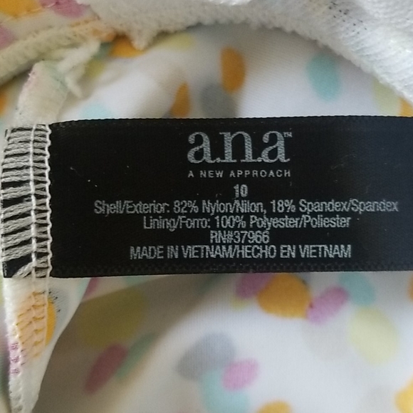 NWT Tankini Top White and color - Picture 9 of 10